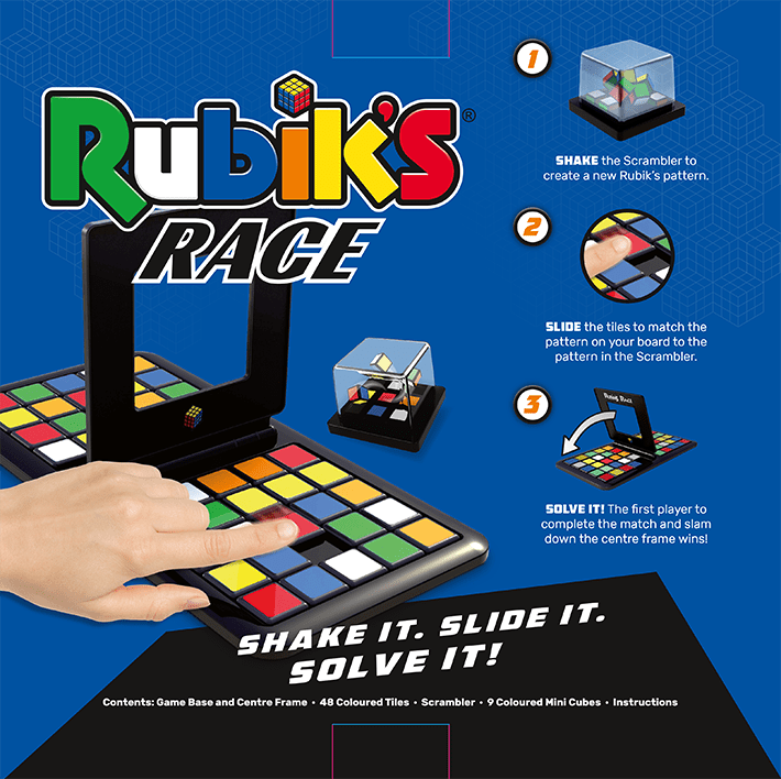 Rubik's, Games, Rubiks Race Is A Fast Paced Game For Two Players, rubiks  race 
