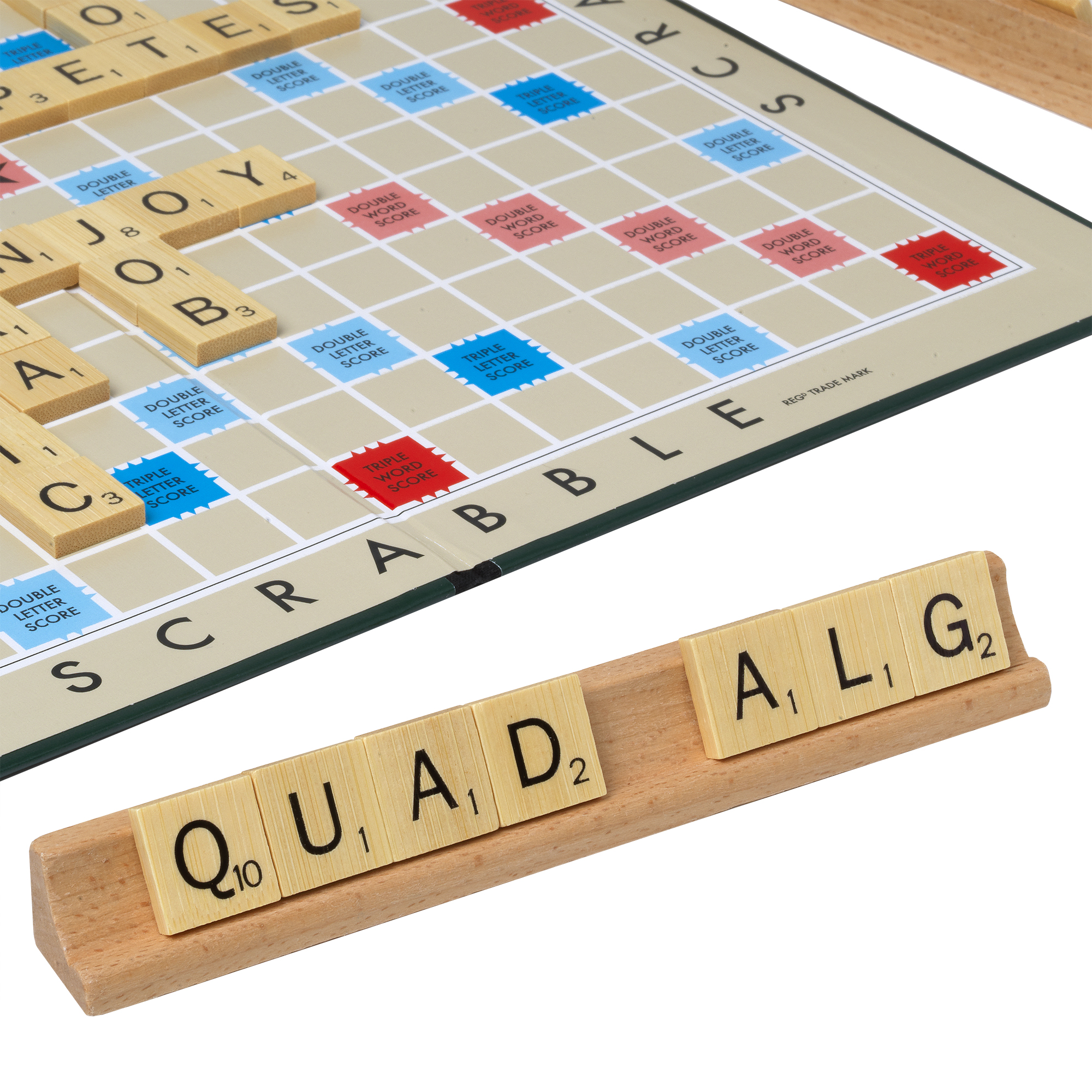 Scrabble Wooden Letters Tiles Craft Alphabet Board Game MONTHS Fun Gift  UK 